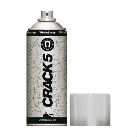 WHALESPRAY Crack 5 NDT Contrast Lacquer Magnetic, 11oz Spray, 12PK 1826S002047